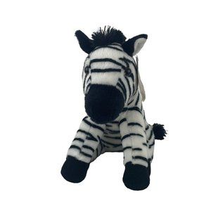 Aurora Destination Nation Zebra 12” Plush Stuffed Animal Toy Jungle Safari